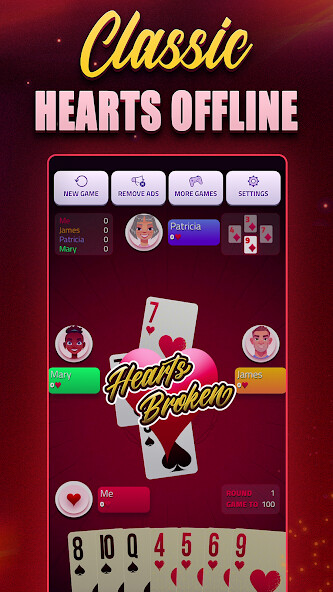 Run android online APK Hearts Single Player - Offline from MyAndroid or emulate Hearts Single Player - Offline using MyAndroid
