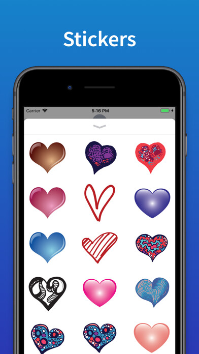 Emulate iPhone app Hearts stickers and emoji Love using MyAndroid Emulate iPhone app Hearts stickers and emoji Love using MyAndroid
