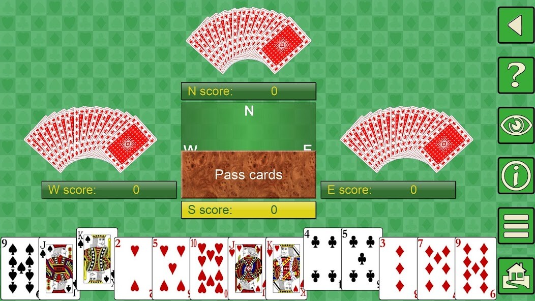 Run android online APK Hearts V+ shoot the moon from MyAndroid or emulate Hearts V+ shoot the moon using MyAndroid