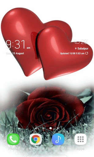 Run android online APK Hearts With Rose LWP from MyAndroid or emulate Hearts With Rose LWP using MyAndroid
