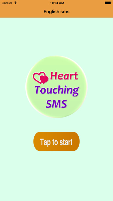 Run android online APK Heart touching SMS from MyAndroid or emulate Heart touching SMS using MyAndroid