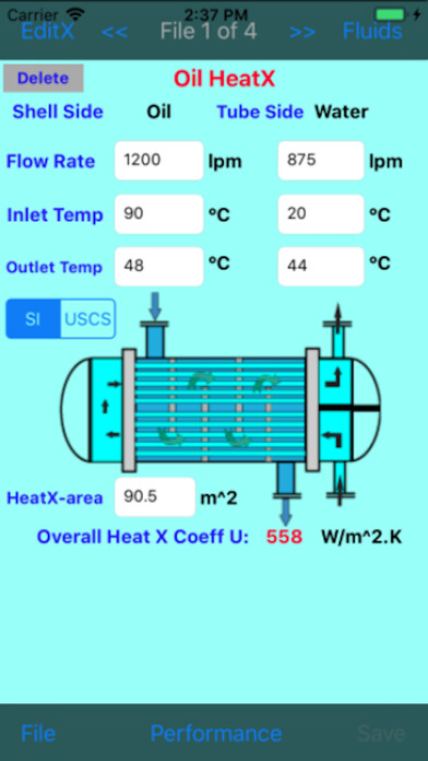 Emulate iPhone app Heat Exchanger Performance using MyAndroid Emulate iPhone app Heat Exchanger Performance using MyAndroid