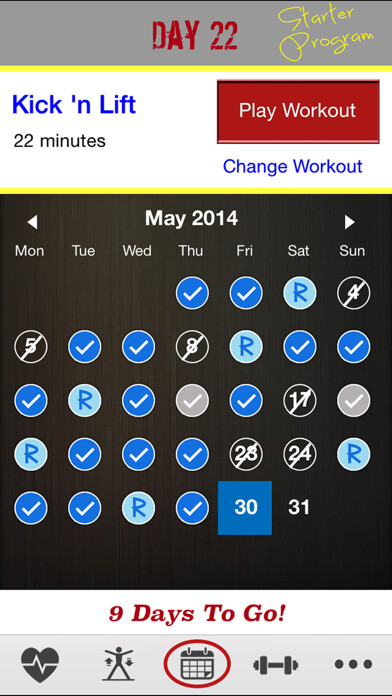 Emulate iPhone app Heather Scott Challenge (Level 1) - Beginner Workout Program using MyAndroid Emulate iPhone app Heather Scott Challenge (Level 1) - Beginner Workout Program using MyAndroid