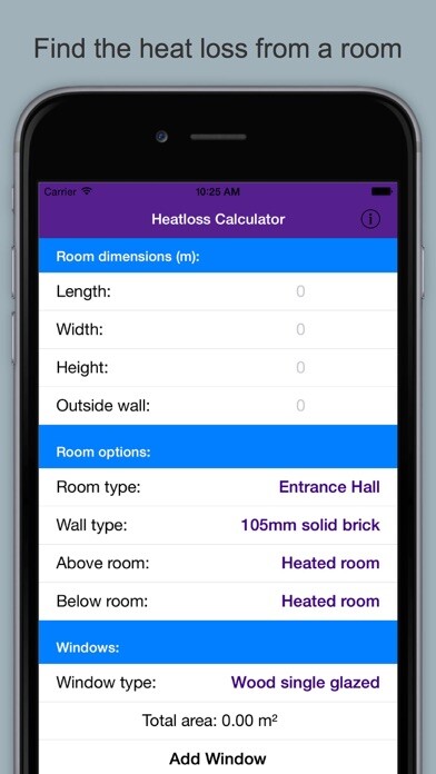 Emulate iPhone app Heatloss Calculator & Guide using MyAndroid Emulate iPhone app Heatloss Calculator & Guide using MyAndroid