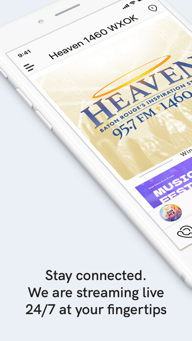Emulate iPhone app Heaven 1460 WXOK using MyAndroid Emulate iPhone app Heaven 1460 WXOK using MyAndroid