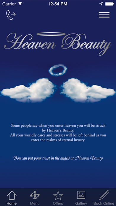 Emulate iPhone app Heaven Beauty using MyAndroid