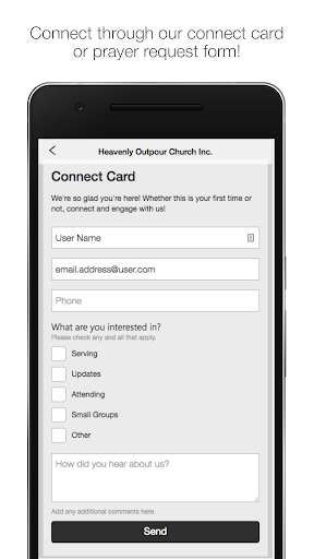 Run android online APK Heavenly Outpour Church, Inc. from MyAndroid or emulate Heavenly Outpour Church, Inc. using MyAndroid