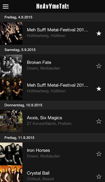 Run android online APK HeAvYmeTaL.ch Agenda from MyAndroid or emulate HeAvYmeTaL.ch Agenda using MyAndroid