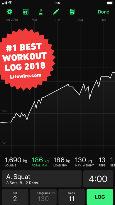 Emulate iPhone app HeavySet - Gym Workout Log using MyAndroid Emulate iPhone app HeavySet - Gym Workout Log using MyAndroid