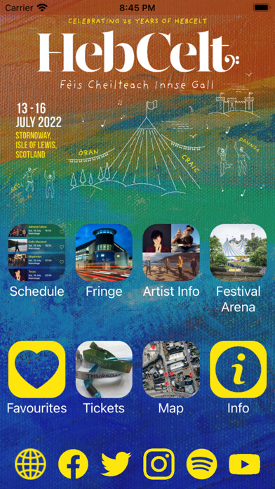 Emulate iPhone app HebCelt 2022 using MyAndroid