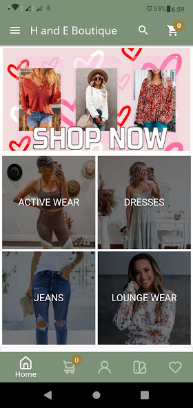 Run android online APK H + E Boutique from MyAndroid or emulate H + E Boutique using MyAndroid