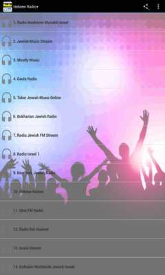 Emulate Android APK Hebrew Radio