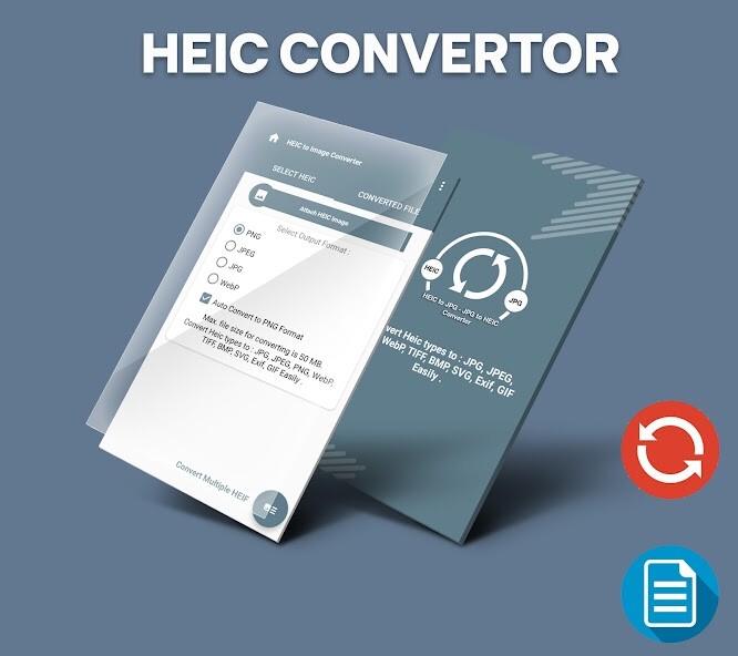 Run android online APK Heic to JPG / PNG Converter from MyAndroid or emulate Heic to JPG / PNG Converter using MyAndroid