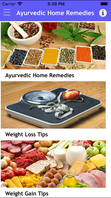 Emulate iPhone app Height and Weight Gain Tips using MyAndroid
