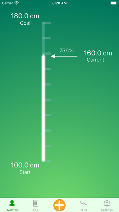 Emulate iPhone app Height Tracker-Growth Chart using MyAndroid Emulate iPhone app Height Tracker-Growth Chart using MyAndroid