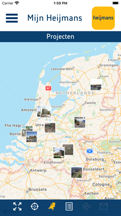 Emulate iPhone app Heijmans using MyAndroid Emulate iPhone app Heijmans using MyAndroid