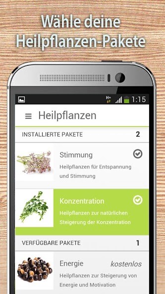 Run android online APK Heilpflanzen Merken from MyAndroid or emulate Heilpflanzen Merken using MyAndroid