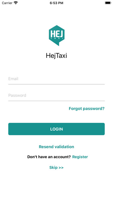 Emulate iPhone app HejTaxi using MyAndroid