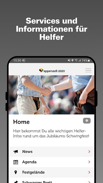 Run android online APK Helfer-App Appenzell 2020 from MyAndroid or emulate Helfer-App Appenzell 2020 using MyAndroid