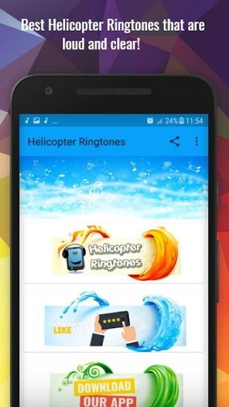 Run android online APK Helicopter Ringtones from MyAndroid or emulate Helicopter Ringtones using MyAndroid