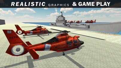 Emulate iPhone app Helicopter Transport Ship Simulator- Flight game using MyAndroid