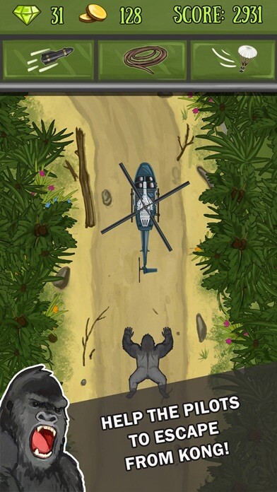 Emulate iPhone app Helicopter X: Air Defender using MyAndroid