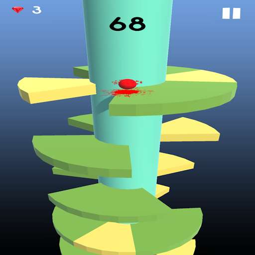 Run android online APK Helix Ball - Jump Challenge from MyAndroid or emulate Helix Ball - Jump Challenge using MyAndroid