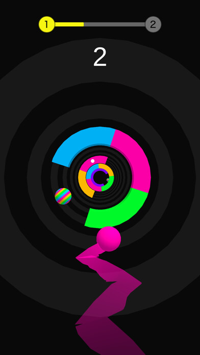 Emulate iPhone app Helix Color Ball - Switch Run using MyAndroid Emulate iPhone app Helix Color Ball - Switch Run using MyAndroid