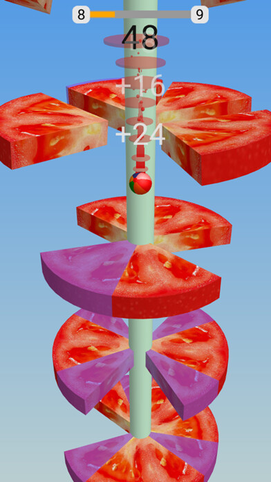 Emulate iPhone app Helix Crush - Ball Jump 3D using MyAndroid