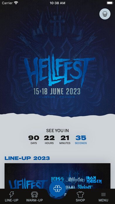 Emulate iPhone app Hellfest 2023 using MyAndroid Emulate iPhone app Hellfest 2023 using MyAndroid