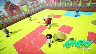 Emulate iPhone app Hello Angry Neighbor-A Maze!! using MyAndroid