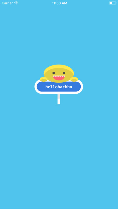 Emulate iPhone app Hello Bachho using MyAndroid