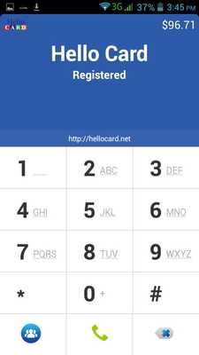 Emulate Android APK HelloCard Free Data