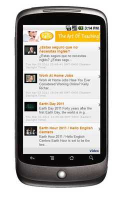 Emulate Android APK Hello English Centers