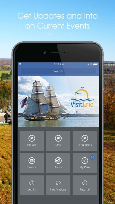 Emulate iPhone app Hello Erie using MyAndroid