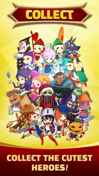 Emulate iPhone app HelloHero AllStars:Idle League using MyAndroid
