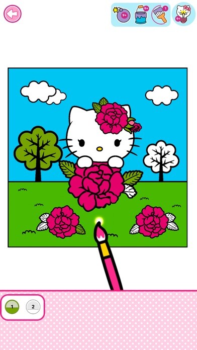 Emulate iPhone app Hello Kitty: Coloring Book using MyAndroid Emulate iPhone app Hello Kitty: Coloring Book using MyAndroid
