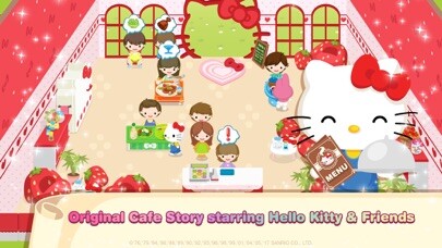 Emulate iPhone app Hello Kitty Dream Cafe using MyAndroid