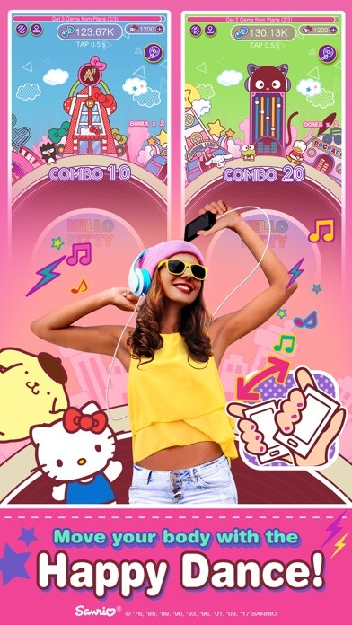 Emulate iPhone app Hello Kitty Music Party - Kawaii and Cute! using MyAndroid