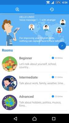Emulate Android APK HelloLingo -Chat learn english Emulate Android APK HelloLingo -Chat learn english