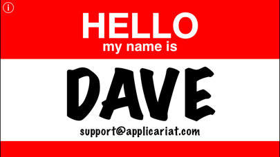 Emulate iPhone app Hello Name Tag using MyAndroid