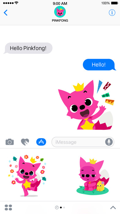 Emulate iPhone app Hello Pinkfong! using MyAndroid Emulate iPhone app Hello Pinkfong! using MyAndroid