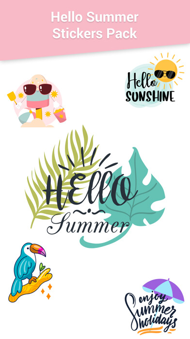 Emulate iPhone app Hello Summer Stickers! using MyAndroid Emulate iPhone app Hello Summer Stickers! using MyAndroid