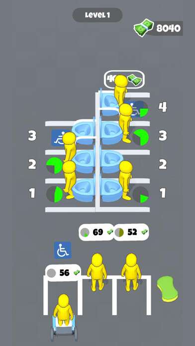 Emulate iPhone app Hello Toilet 3D using MyAndroid