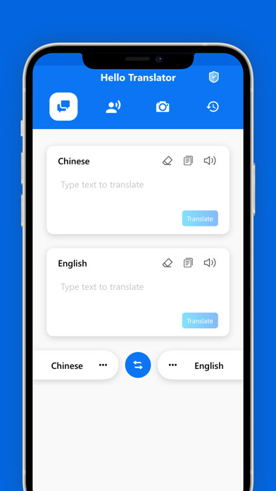 Emulate iPhone app Hello Translator - Voice & OCR using MyAndroid Emulate iPhone app Hello Translator - Voice & OCR using MyAndroid