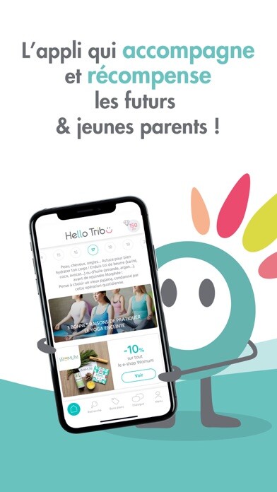 Emulate iPhone app Hello Tribu : bons plans bébé using MyAndroid Emulate iPhone app Hello Tribu : bons plans bébé using MyAndroid
