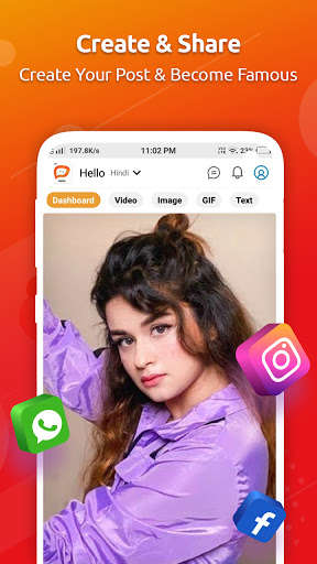 Run android online APK Hello Video Status - Short Video App from MyAndroid or emulate Hello Video Status - Short Video App using MyAndroid
