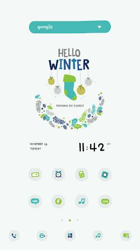 Run android online APK HelloWinter DodolLauncherTheme from MyAndroid or emulate HelloWinter DodolLauncherTheme using MyAndroid