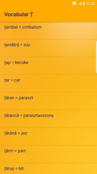 Run android online APK HelloWord Dictionar Roman Maghiar from MyAndroid or emulate HelloWord Dictionar Roman Maghiar using MyAndroid