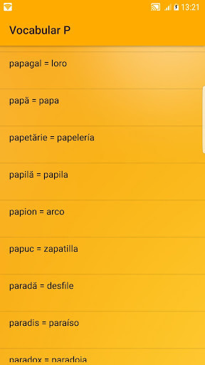 Run android online APK HelloWord Dictionar Roman Spaniol from MyAndroid or emulate HelloWord Dictionar Roman Spaniol using MyAndroid
